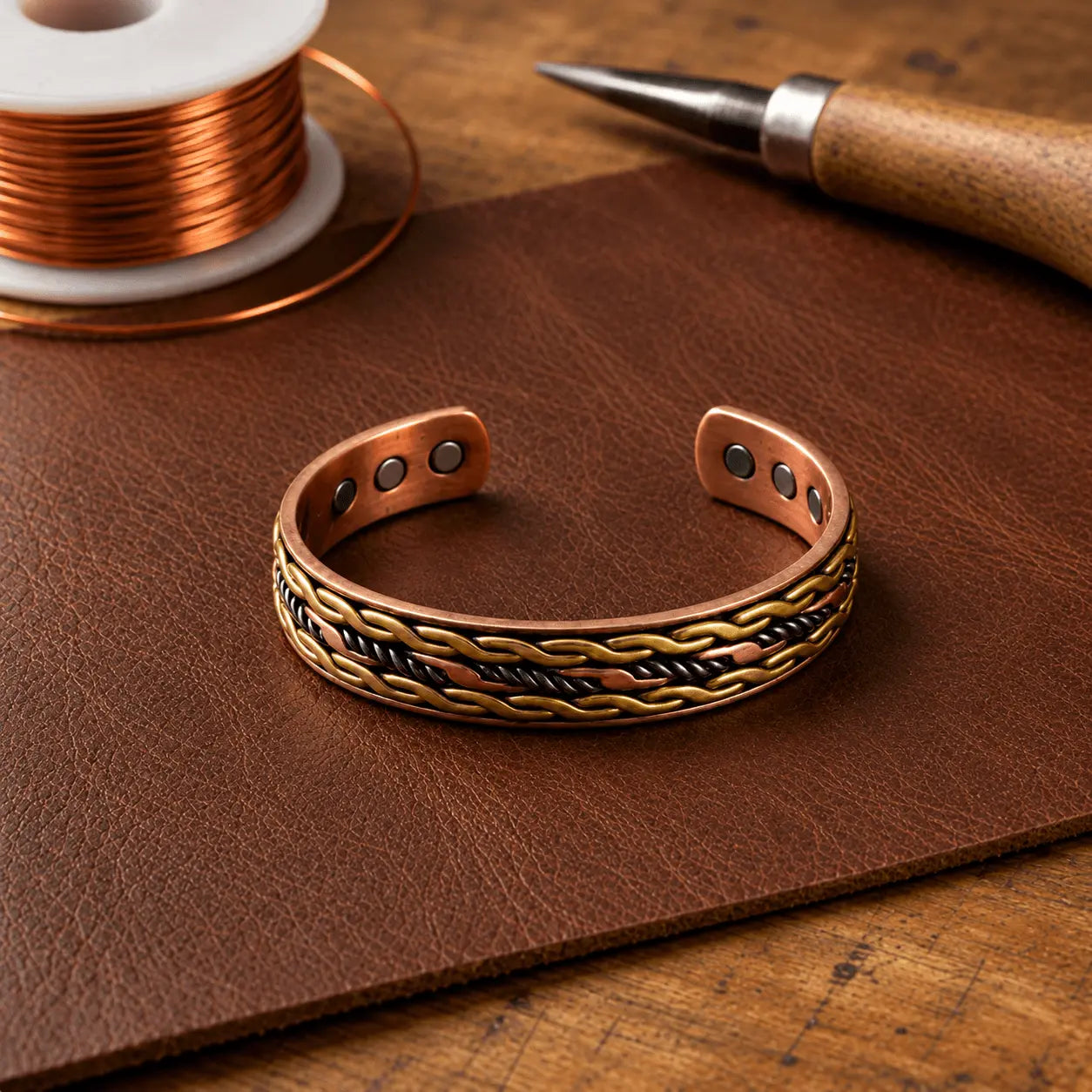Pulsera de Cobre "La Trenza" de Doña Carmen