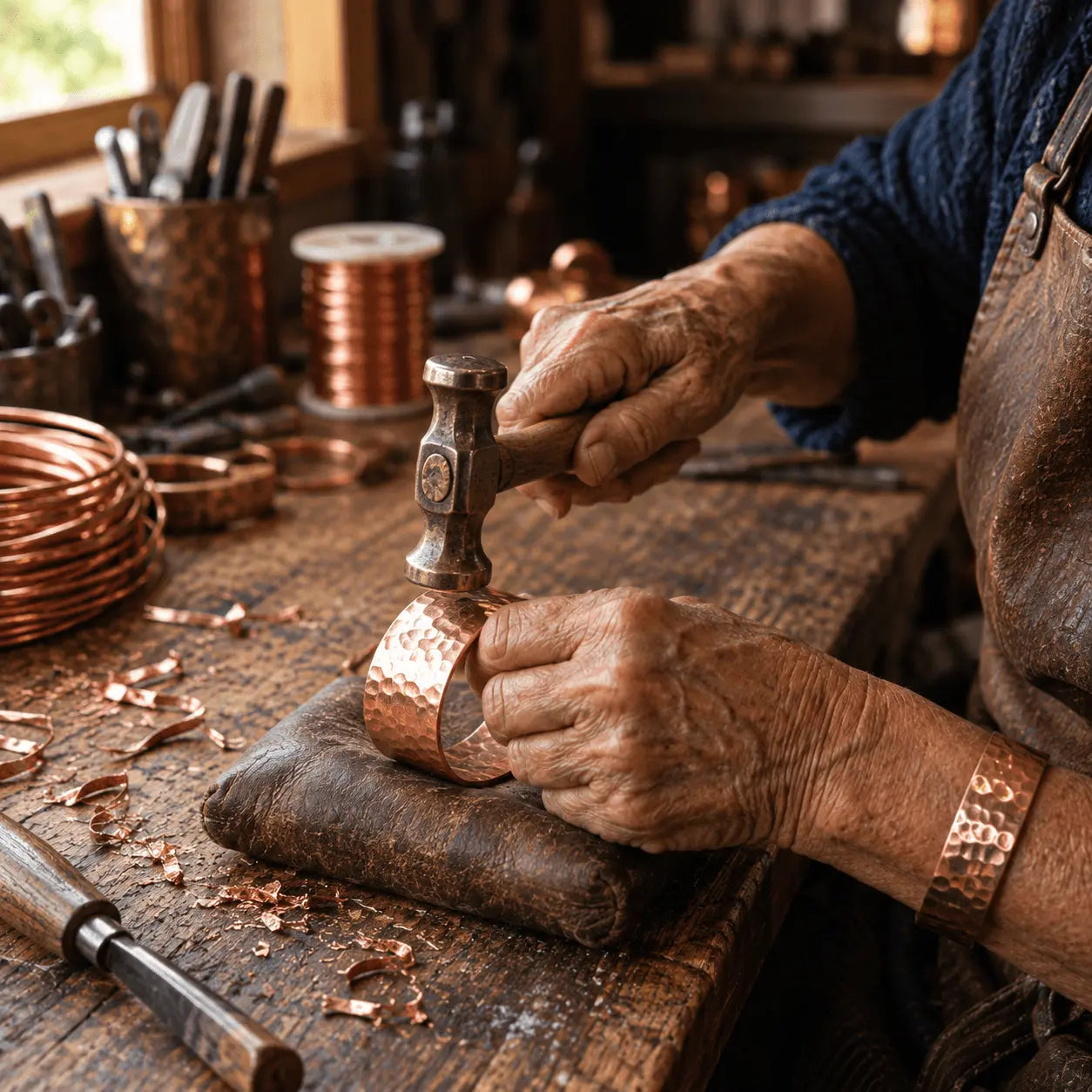 Pulsera de Cobre "El Yunque" de Doña Carmen