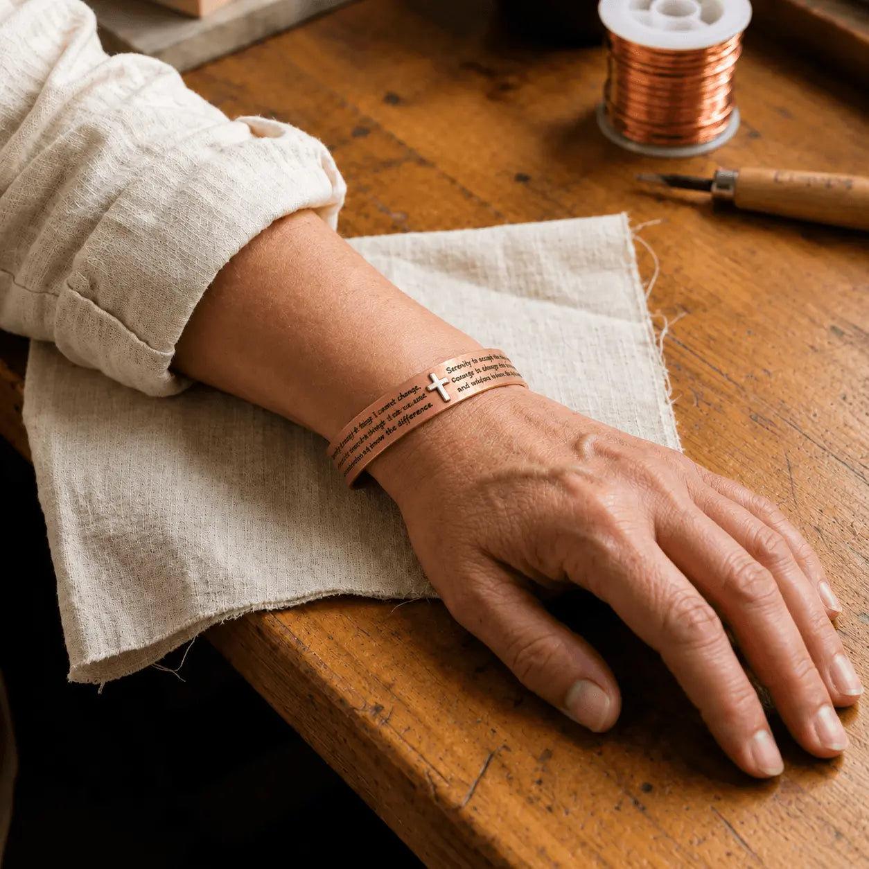 Pulsera de Cobre "La Fe" de Doña Carmen
