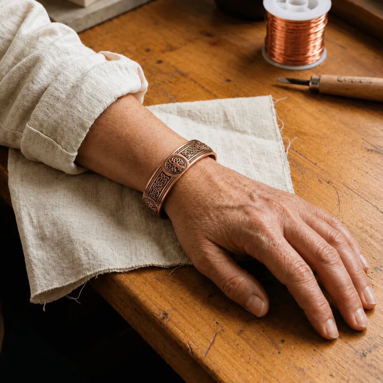 Pulsera de Cobre "La Rama" de Doña Carmen