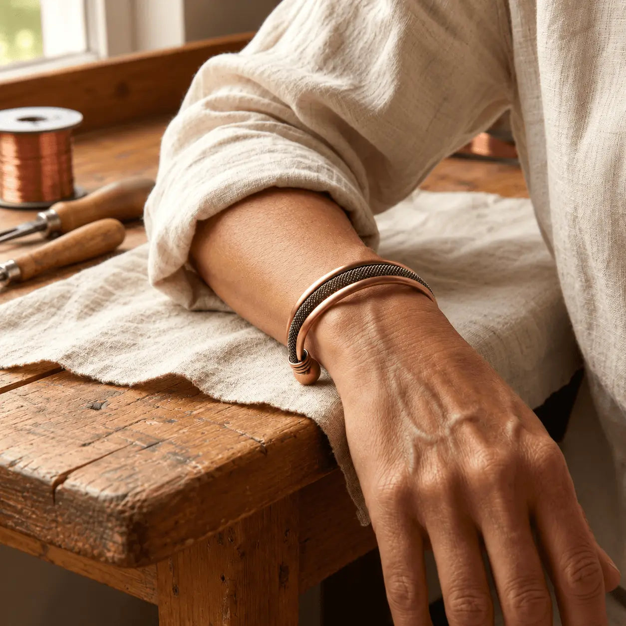 Pulsera de Cobre "La Piedra" de Doña Carmen